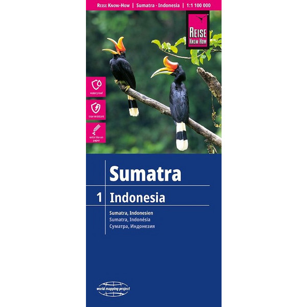 REISE KNOW-HOW LANDKARTE SUMATRA (1:1.100.000) - INDONESIEN - Straßenkarte Ansicht 1
