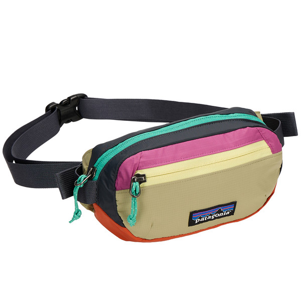TERRAVIA MINI HIP PACK Unisex - Hüfttasche-PATCHWORK: GUMTREE GREEN
