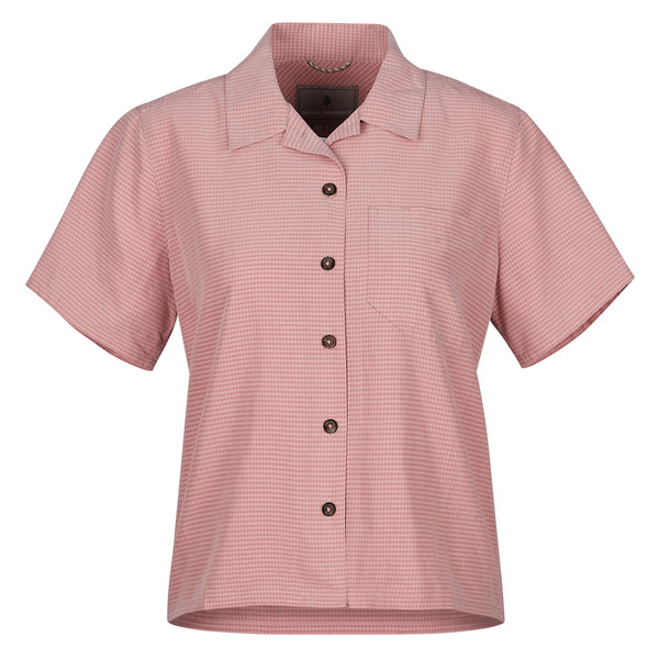 W DESERT PUCKER S/S Damen - Outdoor Bluse-QUARTZ