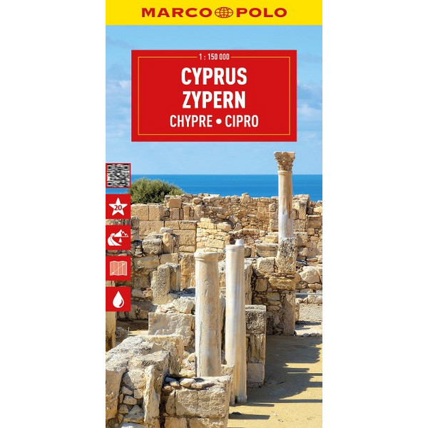 MARCO POLO REISEKARTE ZYPERN 1:150.000 - Straßenkarte