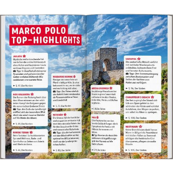 MARCO POLO REISEFÜHRER BULGARISCHE SCHWARZMEERKÜSTE Ansicht 2