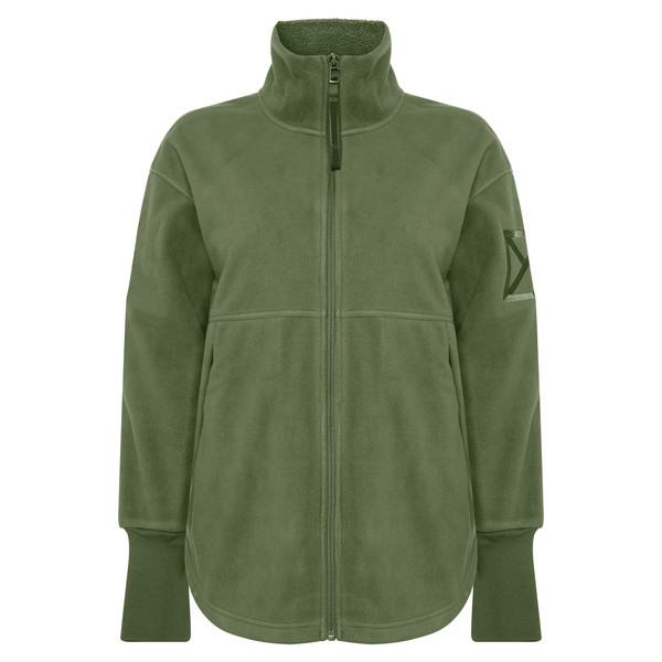 RONJA WINDPROOF FULL-ZIP Damen - Fleecejacke-DEEP GREEN