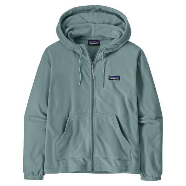 W'S MICRO D FLEECE HOODY Damen - Kapuzenjacke-BLUE SAGE