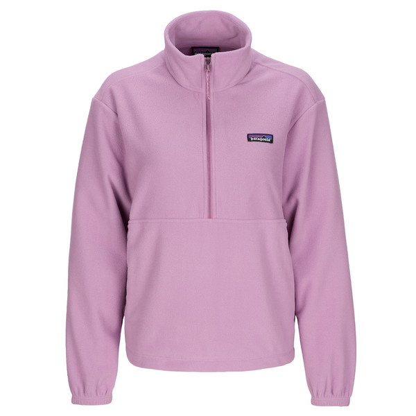 W'S MICRO D 1/2 ZIP FLEECE P/O Damen - Fleecepullover-LIGHT VIOLET