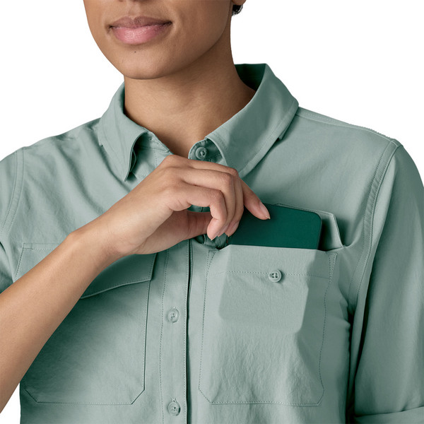 Patagonia W'S L/S SELF GUIDED SUN SHIRT Damen - Outdoor Bluse Ansicht 12