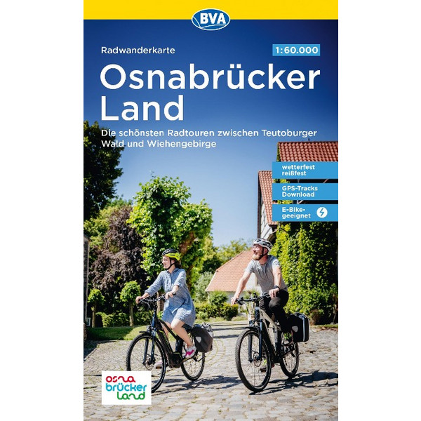 RADWANDERKARTE BVA RADWANDERN IM OSNABRÜCKER LAND 1:60.000 - Fahrradkarte