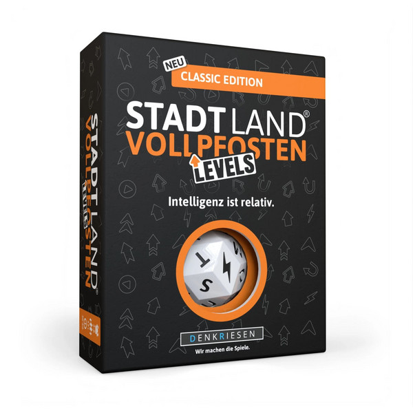 STADT LAND VOLLPFOSTEN - LEVELS - CLASSIC EDITION - 'INTELLI - Reisespiel