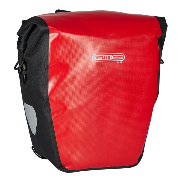 BACK-ROLLER CORE - Fahrradtaschen-RED - BLACK