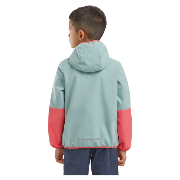 Jack Wolfskin TURBULENCE HOODED JKT K Kinder - Softshelljacke Ansicht 12