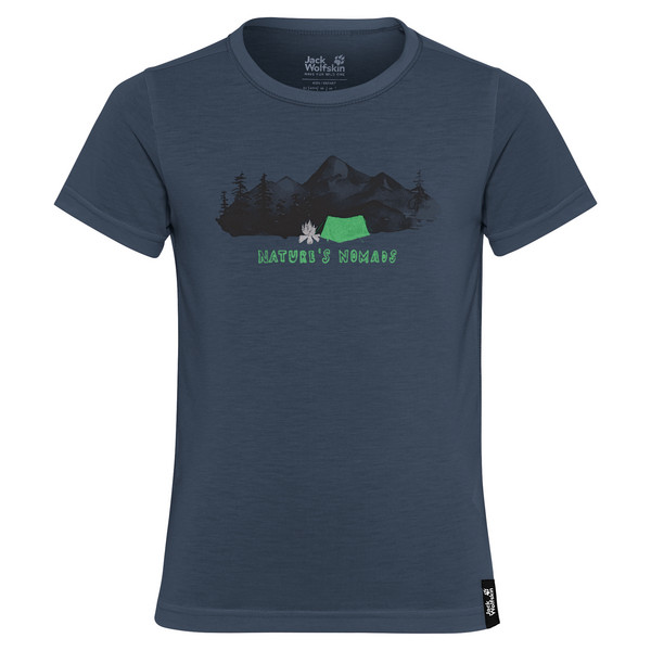 HIKING GRAPHIC T KIDS Kinder - Funktionsshirt-PRINT MIDNIGHT SKY