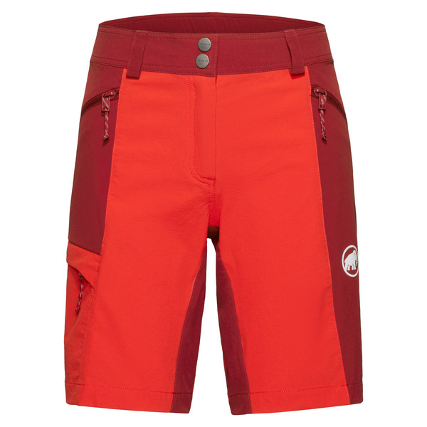 DUCAN SHORTS WOMEN Damen - Trekkinghose-DARK MAMMUT RED-MAMMUT RED