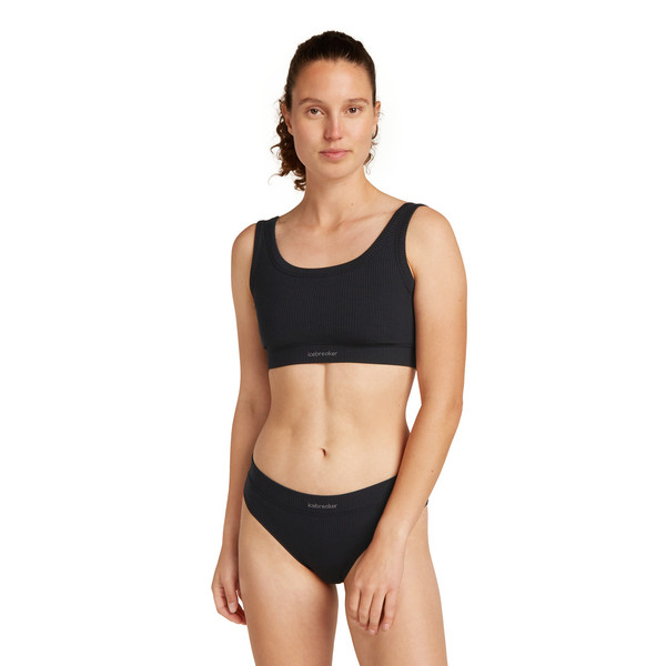 Icebreaker WOMEN MERINO BLEND RIB LOTUS BRA Damen - Sport BH Ansicht 9