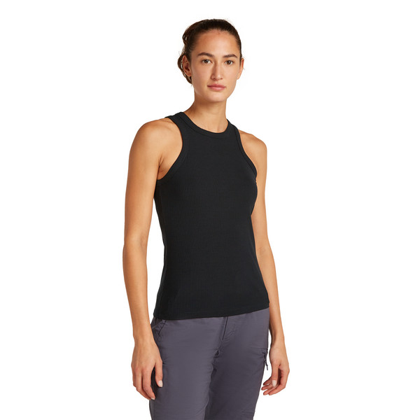 Icebreaker WOMEN MERINO BLEND RIB LOTUS TANK Damen - Trägershirt Ansicht 3