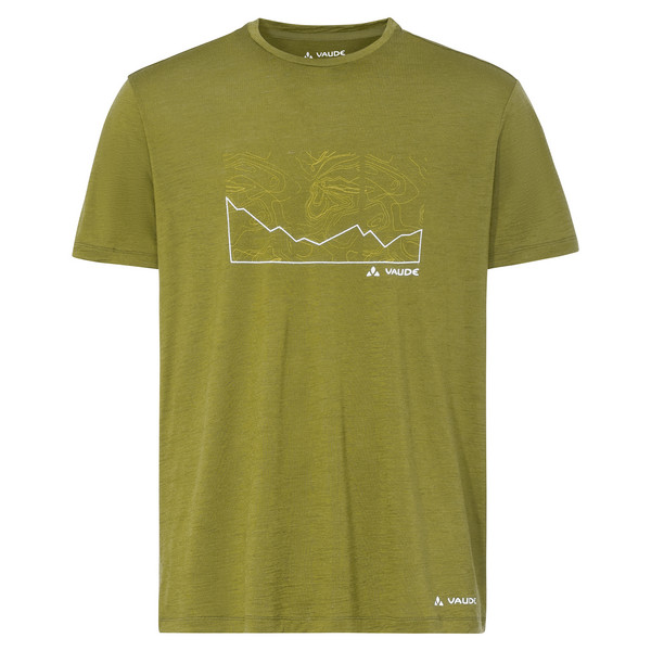 MEN'S TEKOA WOOL T-SHIRT Herren - Funktionsshirt-DARK LEAF