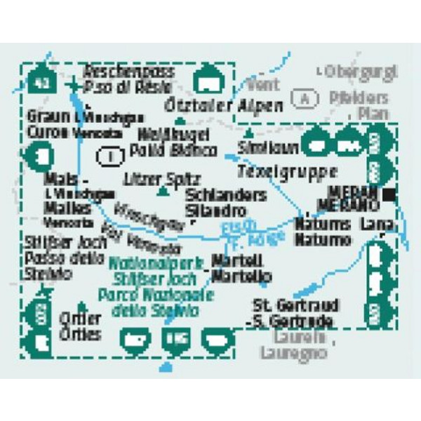 KOMPASS WANDERKARTEN-SET 670 VINSCHGAU (3 KARTEN) Ansicht 2
