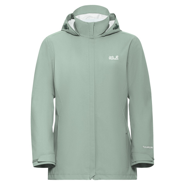 TRAILTIME 2L JKT W Damen - Regenjacke-GREEN ZINNIA