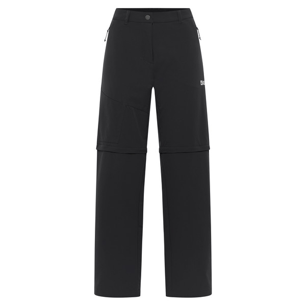 PICO TRAIL ZIP OFF PANTS W Damen - Softshellhose-BLACK