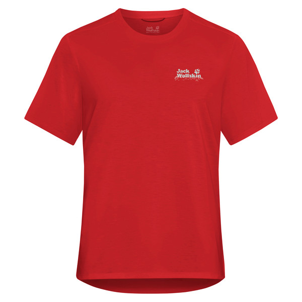 VONNAN GRAPHIC T W Damen - Funktionsshirt-OUTDOOR SIREN RED