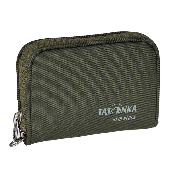 BIG PLAIN WALLET RFID BLOCK - Portmonee-OLIVE