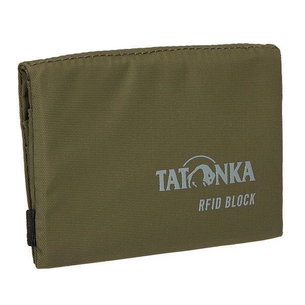 CARD HOLDER RFID BLOCK - Portmonee-OLIVE