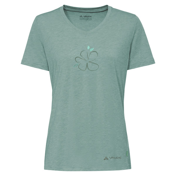 WOMEN'S SKOMER PRINT T-SHIRT III Damen - Funktionsshirt-DUSTY FERN