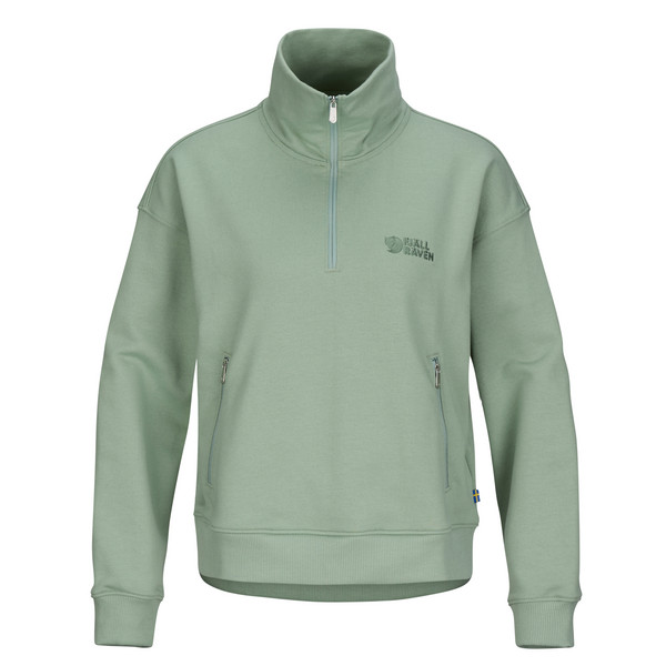 VARDAG HALF ZIP SWEATER W Damen - Sweatshirt-MISTY GREEN