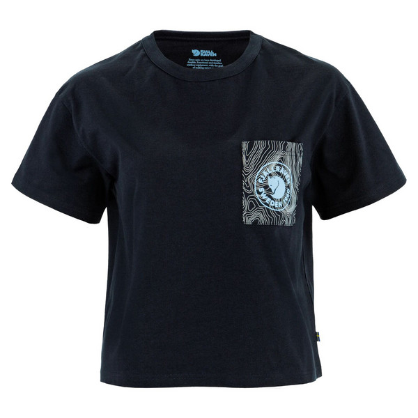 LOGO POCKET T-SHIRT W Damen - T-Shirt-DARK NAVY