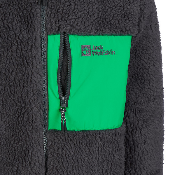 Jack Wolfskin ICE CURL HOOD JACKET K Kinder - Fleecejacke Ansicht 3