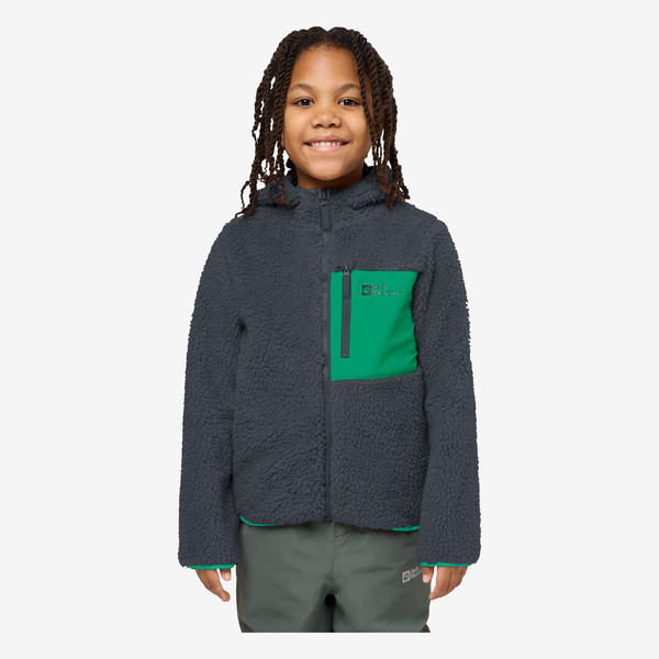 Jack Wolfskin ICE CURL HOOD JACKET K Kinder - Fleecejacke Ansicht 5