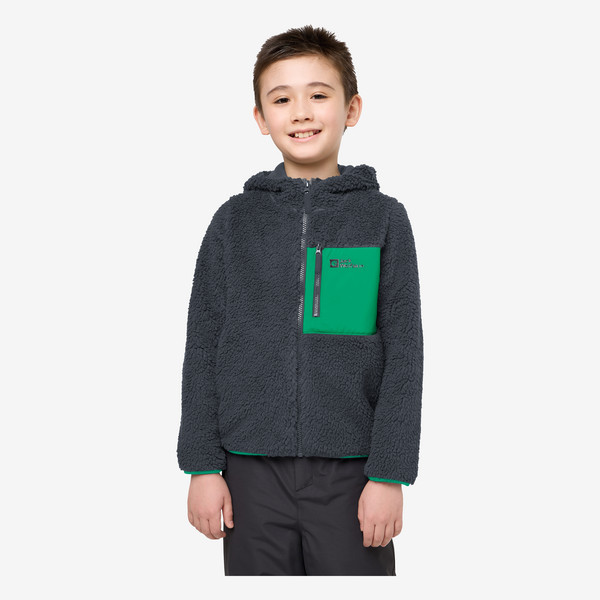 Jack Wolfskin ICE CURL HOOD JACKET K Kinder - Fleecejacke Ansicht 7