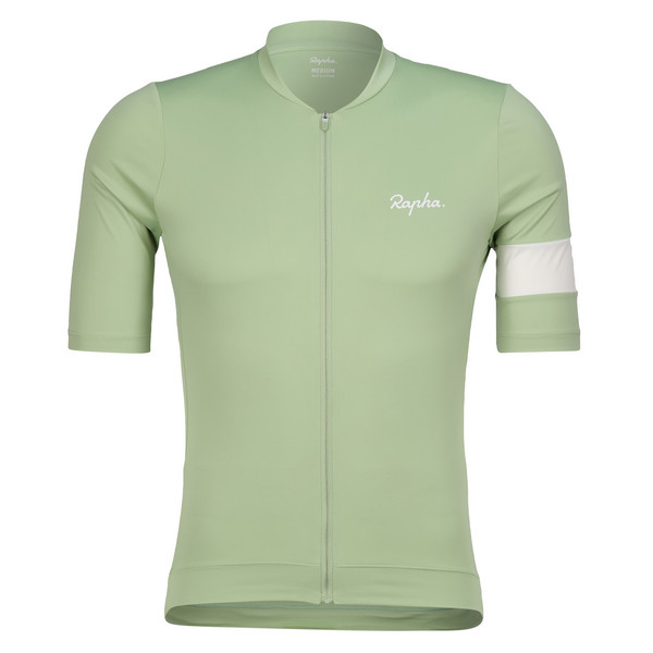 MEN'S CORE JERSEY Herren - Fahrradtrikot-RESEDA / WHITE ALYSSUM