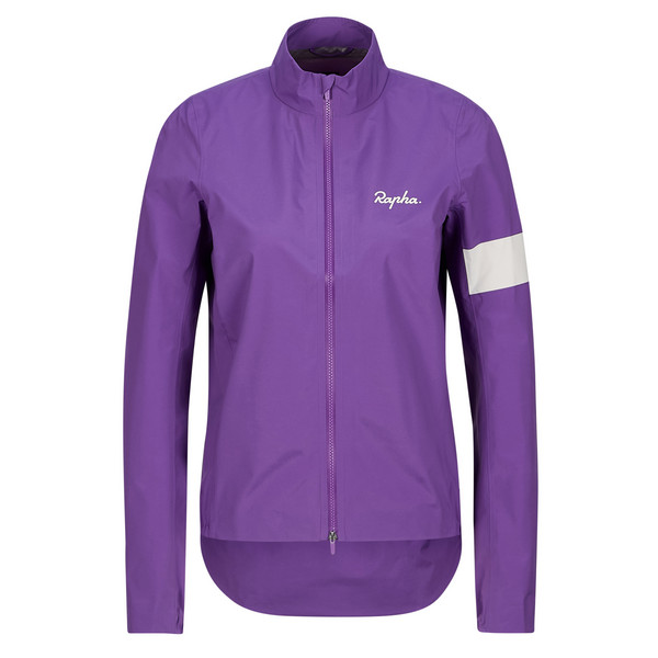 WOMEN'S CORE RAIN JACKET III Damen - Fahrradjacke-ULTRAVIOLET / WHITE