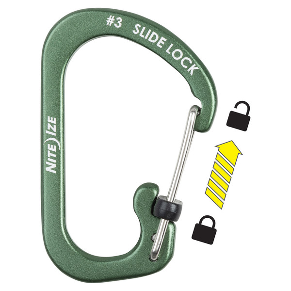 Nite Ize SLIDELOCK CARABINER ALUMINUM - Schlüsselanhänger Ansicht 3