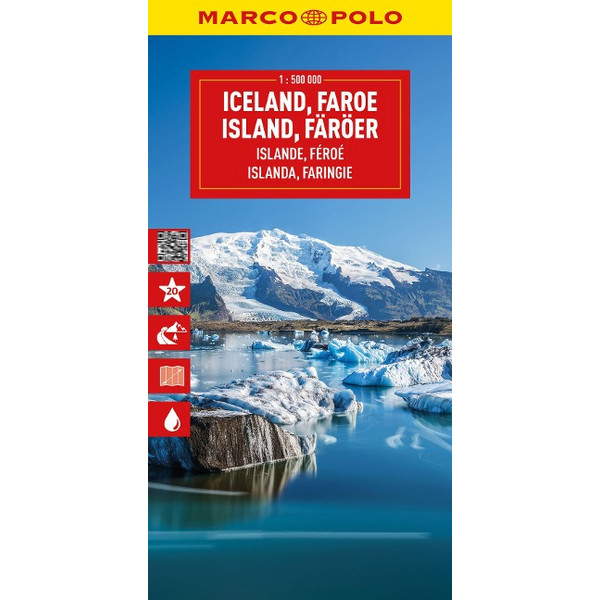 MARCO POLO REISEKARTE ISLAND 1:500.000 - Straßenkarte