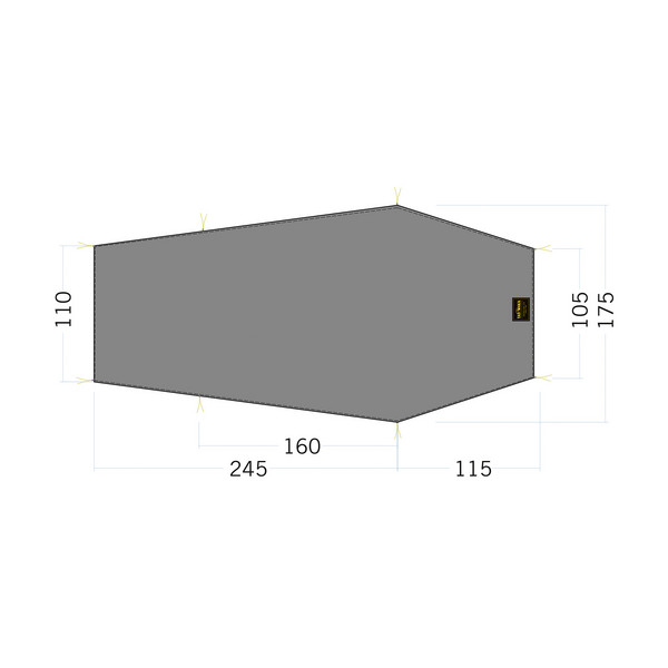 FLOOR SHEET LT GARGIA 3 - Zeltplane