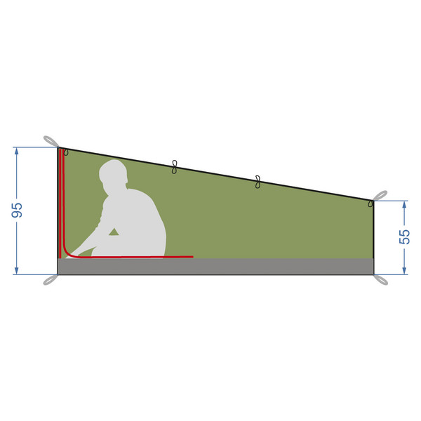 Tatonka SINGLE MESH TENT - Einpersonenzelt Ansicht 6