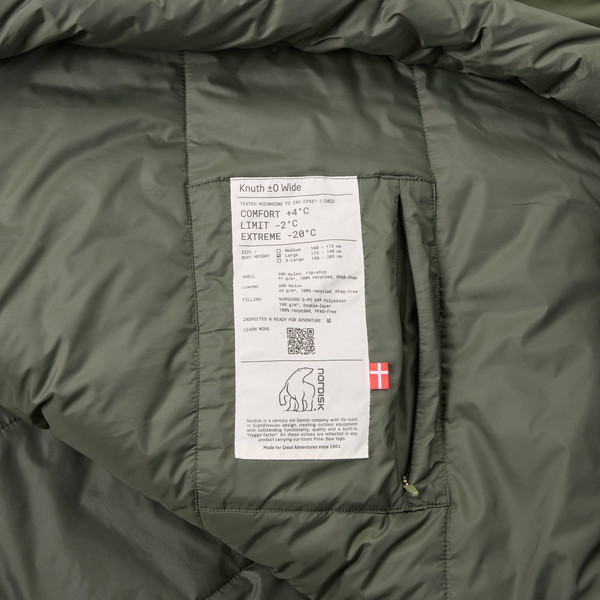 Nordisk KNUTH ±0° WIDE MUMMY SLEEPING BAG - Kunstfaserschlafsack Ansicht 7