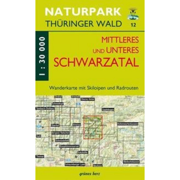 WANDERKARTE MITTLERES/UNTERES SCHWARZATAL