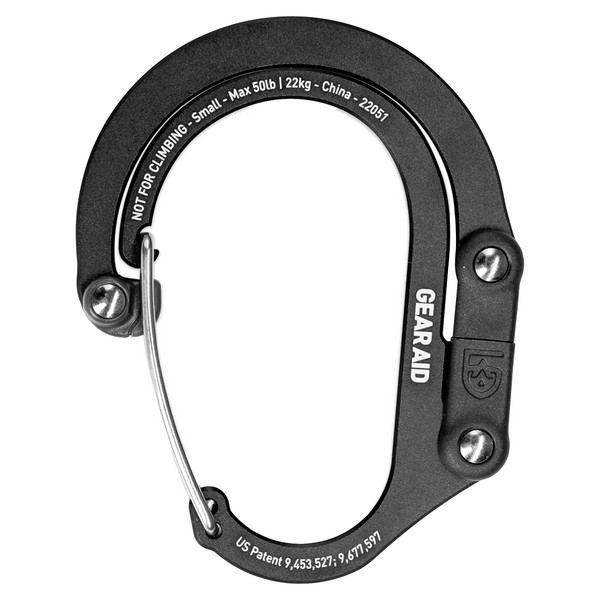 HEROCLIP - Karabiner-SCHWARZ
