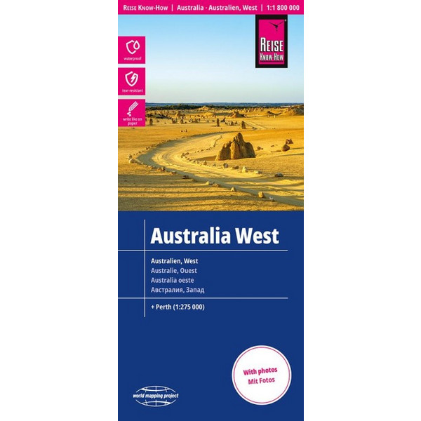 REISE KNOW-HOW AUSTRALIEN, WEST (1:1.800.000) - Straßenkarte