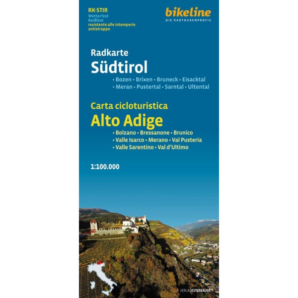 RADKARTE SÜDTIROL - Fahrradkarte