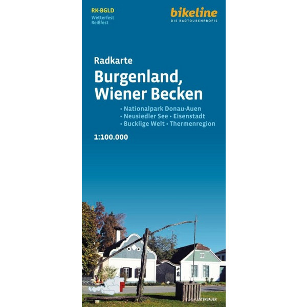 BURGENLAND - WIENER BECKEN 1:75.000 - Fahrradkarte