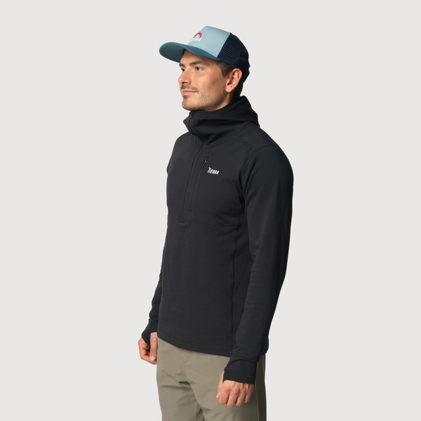 Tierra NALLO HOOD HALF ZIP M Herren - Fleecepullover Ansicht 4