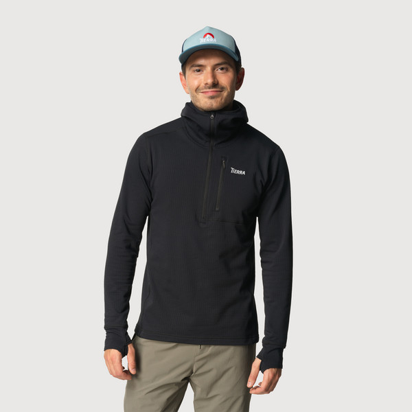 Tierra NALLO HOOD HALF ZIP M Herren - Fleecepullover Ansicht 3