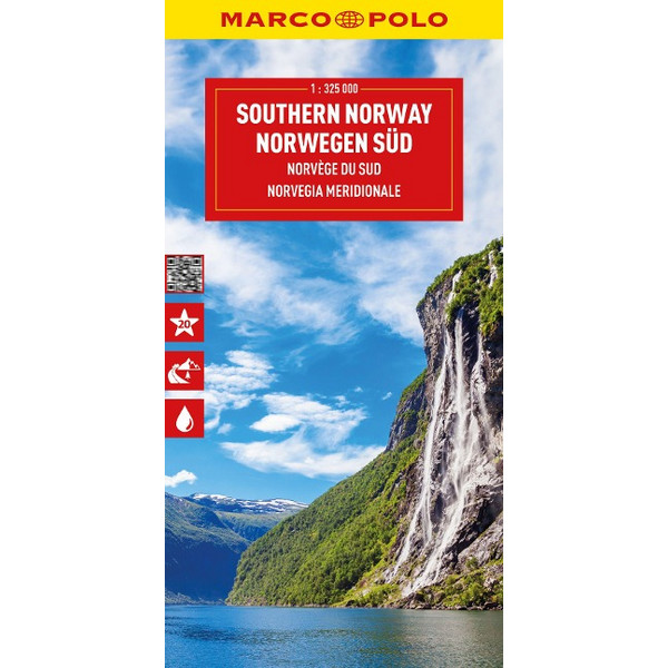 MARCO POLO REISEKARTE NORWEGEN SÜD 1:325.000 - Straßenkarte Ansicht 1