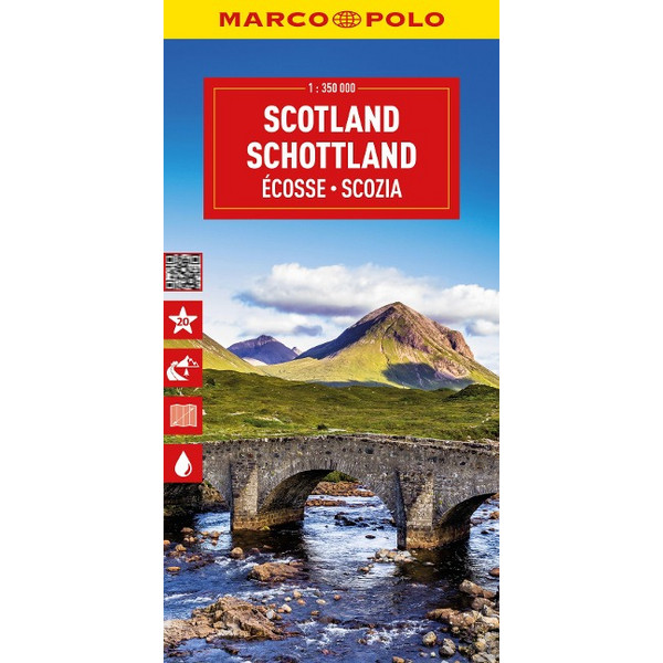 MARCO POLO REISEKARTE SCHOTTLAND 1:350.000 - Straßenkarte