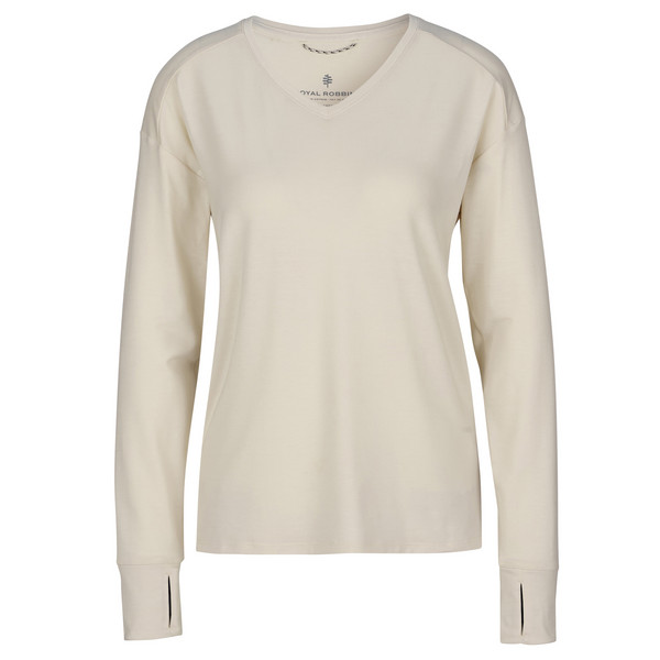 Royal Robbins W MADERA V-NECK Damen - Langarmshirt
