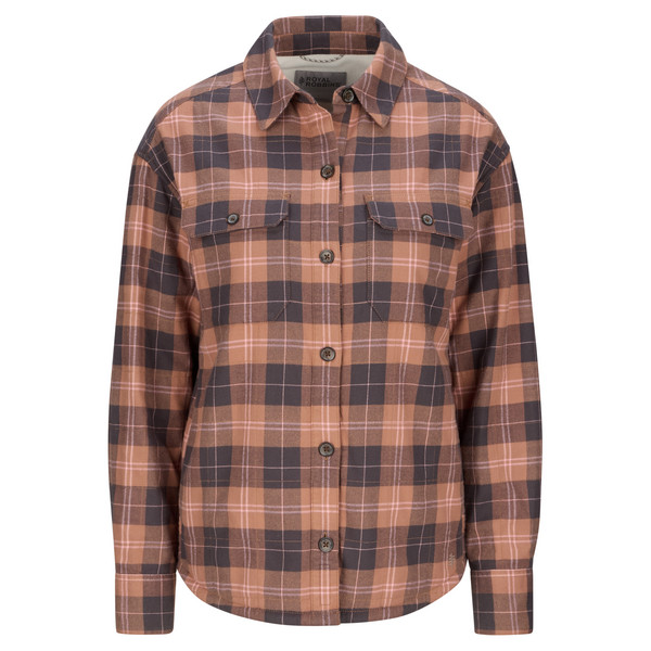 W VISTA FLANNEL SHACKET Damen - Flanellhemd-TAWNY ALPINE PLD