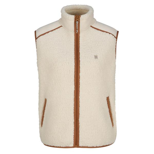 W PALISADES VEST Damen - Fleeceweste-CHALK