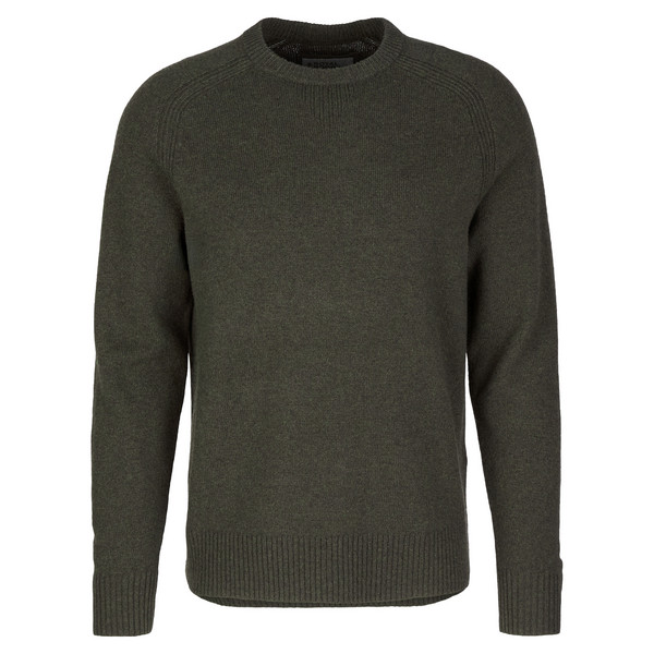 M ROCKCRAFT WOOL PULLOVER Herren - Wollpullover-BLACK OLIVE HTR
